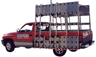CRL 96" x 86" Stainless Steel Glass Rack for 1/2 to 1 Ton Pickup Trucks *DISCONTINUED*