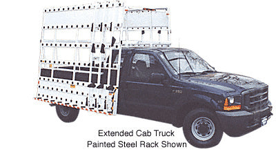 CRL 120" x 86" Stainless Steel Glass Rack for Club Cab Pickup *DISCONTINUED*
