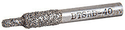 Diamond Grit Router Bit CRL Brazed Two Step Brazed 40 Grit Diamond Router Bit