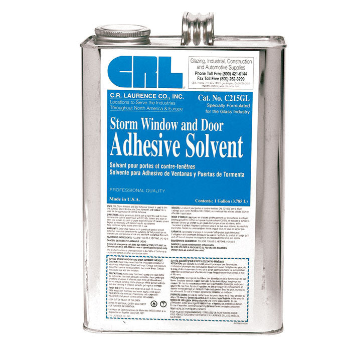 CRL Storm Window and Door Frame Adhesive Solvent *DISCONTINUED*