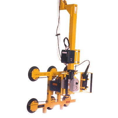CRL Wood's Powr-Grip® DC Powered C-Frame Vertical Lifter 6-Cup Vacuum Lifter 750 Series *DISCONTINUED*