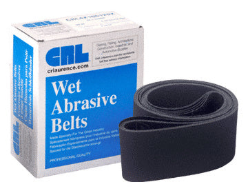 CRL 4" x 106" 36X Grit Wet Abrasive Belts for Upright Belt Sanders - 5/Bx