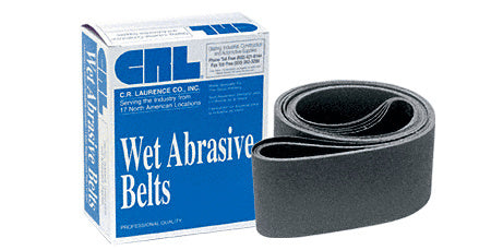CRL 4" x 82" 220X Grit Wet Abrasive Belts for Upright Belt Sanders - 5/Bx