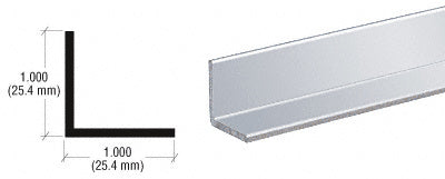 CRL 1" Aluminum Angle Extrusion