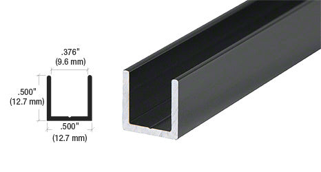 CRL 3/8" Single Aluminum U-Channel