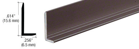 CRL 1/4" Aluminum L-Bar Extrusion
