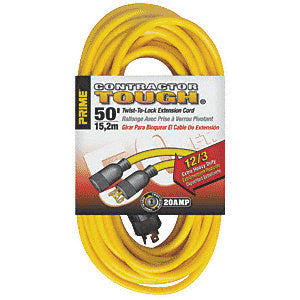 CRL 3-Conductor Twist-to-Lock Extension Cord *DISCONTINUED*