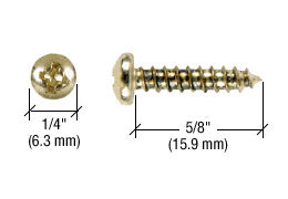 CRL Mounting Screw for Hinges and Magnetic Glass Door Latches