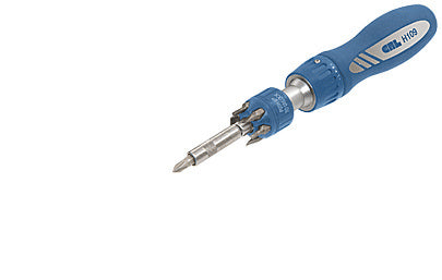 CRL Ratcheting Extension Screwdriver with Six Bits *DISCONTINUED*