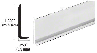 CRL Aluminum 1/4" L-Bar Extrusion