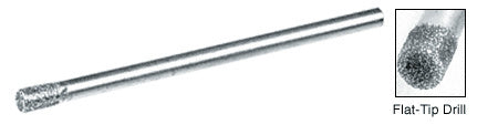 CRL 2mm Miniature Plated Diamond Flat-Tip Drill