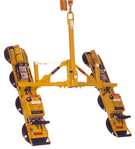 CRL Wood's AC Model P2 Two Channel 4-1/2' Spread Vacuum Lifting Frame for Flat Materials - 1,200 Pound Capacity *DISCONTINUED*