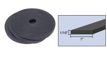 CRL 1/16" x 1" Bulk Rolled Flexible PVC Setting Block Material - 1000'