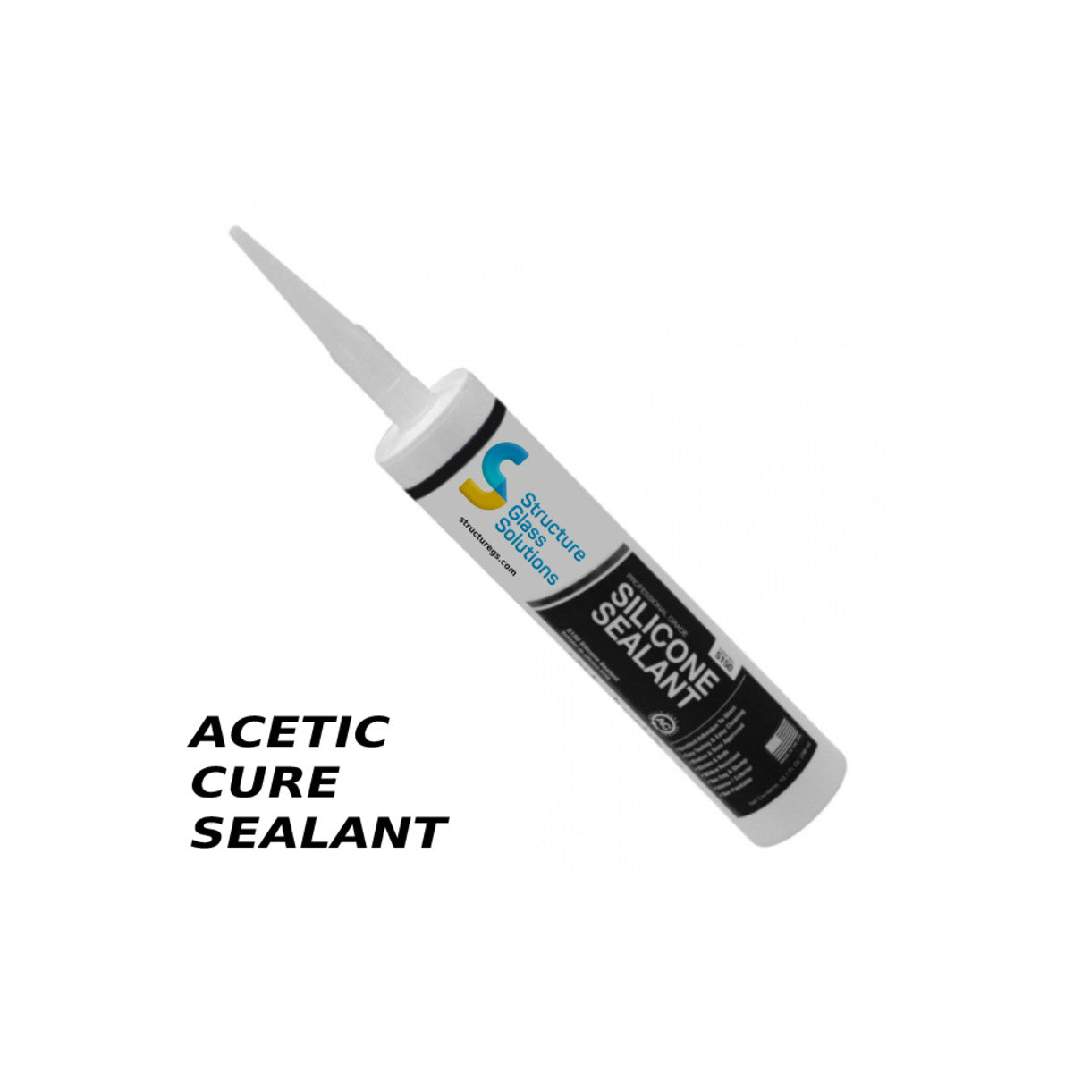 SGS S150 Series Acetic Cure Silicone Sealant - Clear