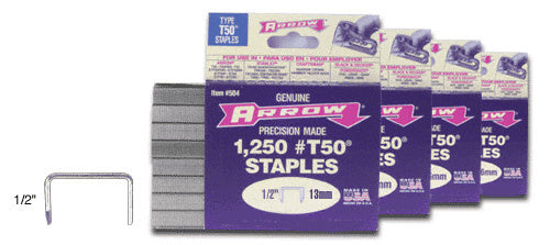 CRL 1/2" Arrow T50® Staples *DISCONTINUED*