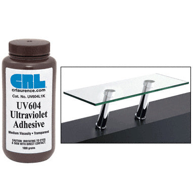 CRL UV604L Medium Viscosity UV/Visible Light Adhesive - 1000g