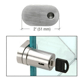 CRL UV Bond Tube Lock for Single Inset Door