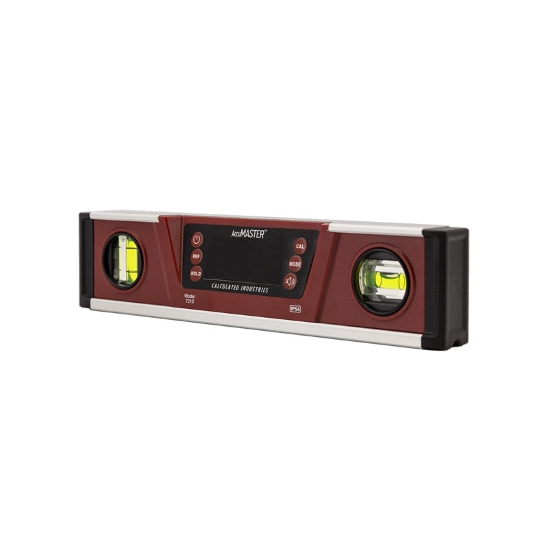 FHC AccuMASTER™ PRO Digital Level And Protractor 10" With Magnetic Base LED Display