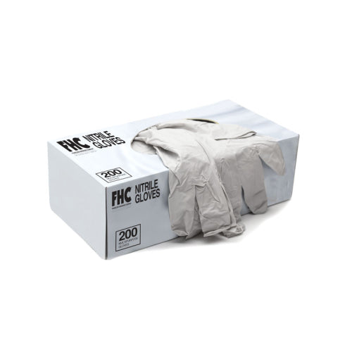 FHC Small Disposable Nitrile Gloves Powder Free - 200/Bx