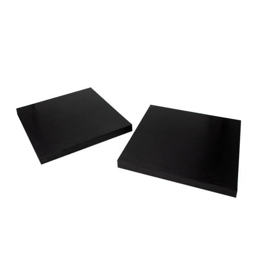 FHC Glass Rubber Positioning Pad - 1" X 12" X 12" - 1 Pair