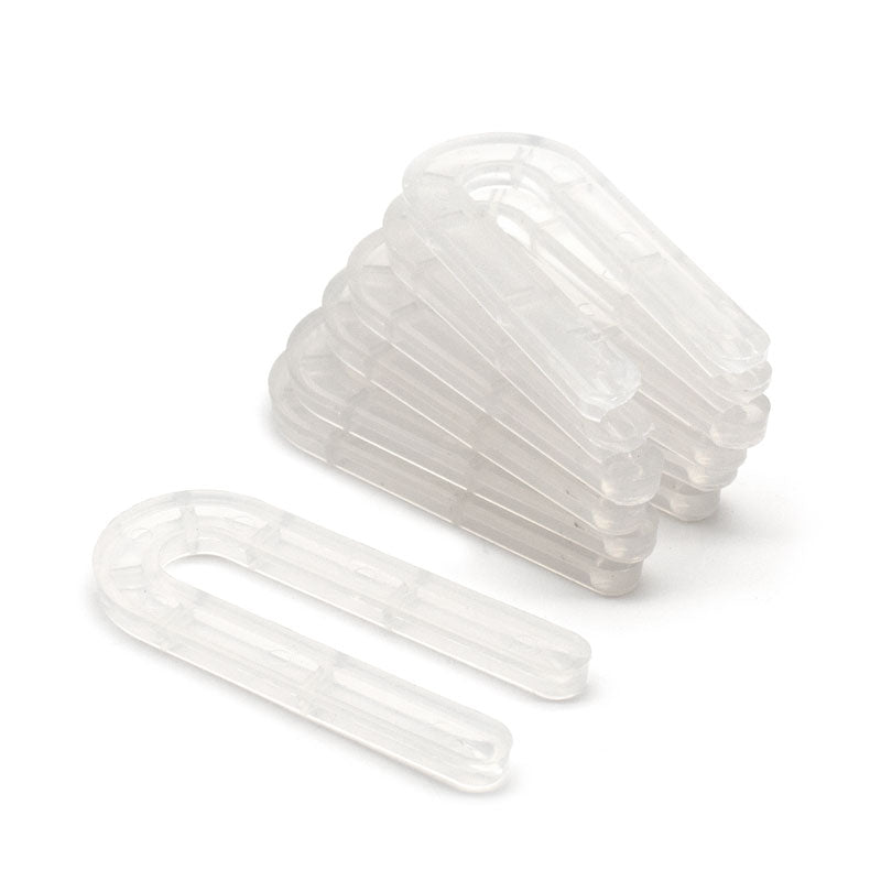 FHC Clear Plastic Horseshoe Shims - 100 Pack