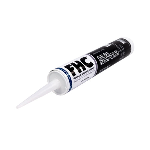FHC Black Insulating Glass Silicone Sealant 10.3 Oz. Cartridge For Dual Seal Units