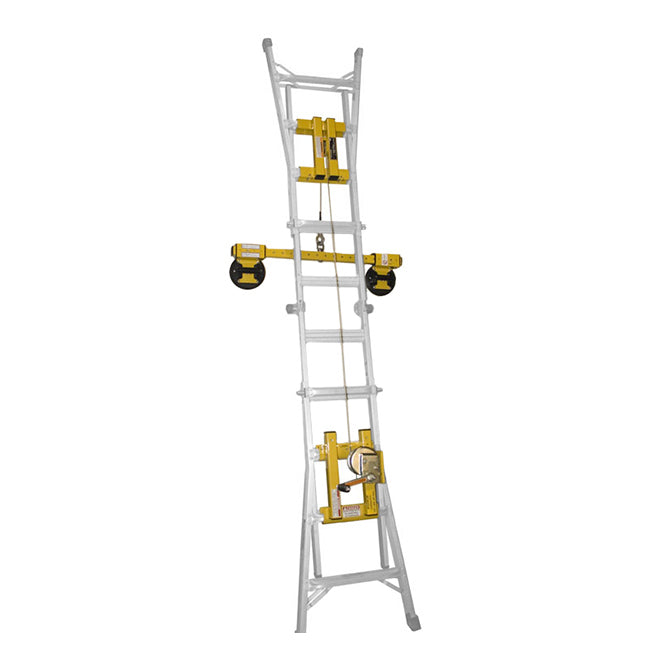 FHC Woods Vacuum Ladder Lift With Two WN4000 Cups 185Lb Lifting Capacity