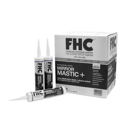 FHC White Mirror Mastic + Plus - 10.1 Fl Oz Cartridge