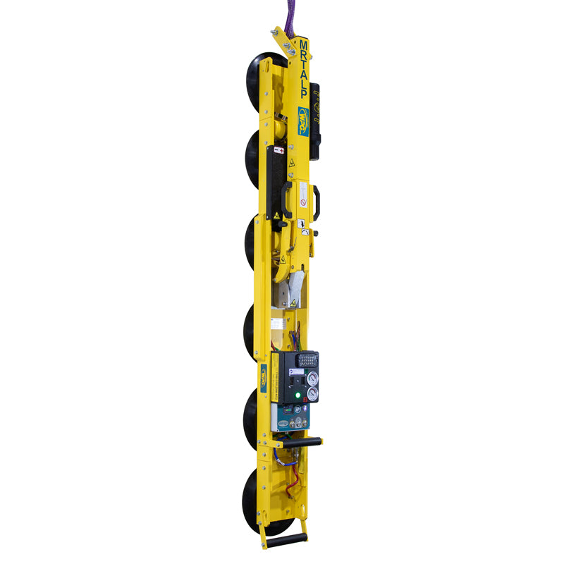 FHC Woods® Low Profile Manual Rotator/Tilter Vacuum Lifter With Pad Channel - 1100LB Capacity