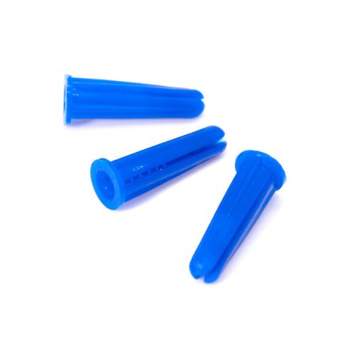 FHC Conical Plastic Anchors 1/4" X 1" - 100/Pk