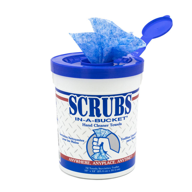 FHC Scrubs In-A-Bucket Hand Cleaner Pre-Moistened Towels