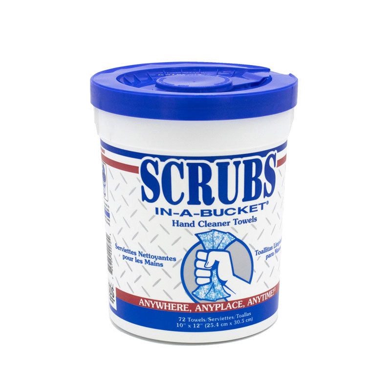 FHC Scrubs In-A-Bucket Hand Cleaner Pre-Moistened Towels