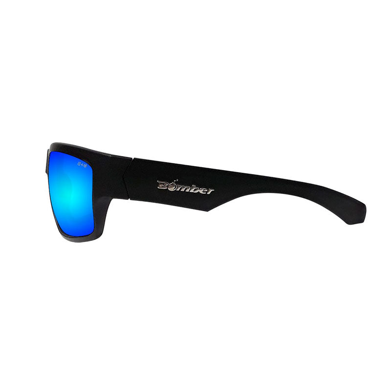 FHC Bomber Safety Eyewear - Tiger Series - Blue Mirror Polarized
